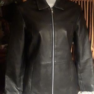 Vtg, 90s, Old Navy, supple leather jacket,…